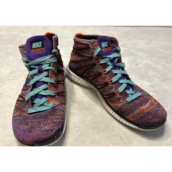 Nike Women’s Shoes Size 8.5 Flyknit Chukka Hyper Running Athletic Rare 2014 - Picture 4 of 9